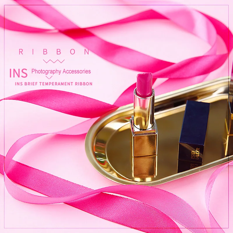 

4in1 Colorful Ribbon Streamer ins Photography Accessories Backdrop Photo Studio for Gift Cosmetics Perfume Shoes Toiletries Deco