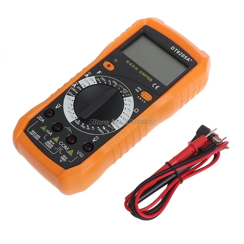 

OOTDTY DT9205A AC DC LCD Display Professional Electric Handheld Tester Meter Digital Multimeter Multimetro Ammeter Multitester