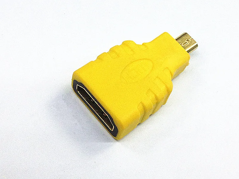 HDMI тип A Женский к Micro HDMI D Мужской позолоченный адаптер конвертер разъем