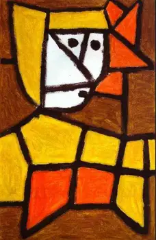 

High quality Oil painting Canvas Reproductions Woman in Peasant Dress (1940) by Paul Klee Painting hand painted