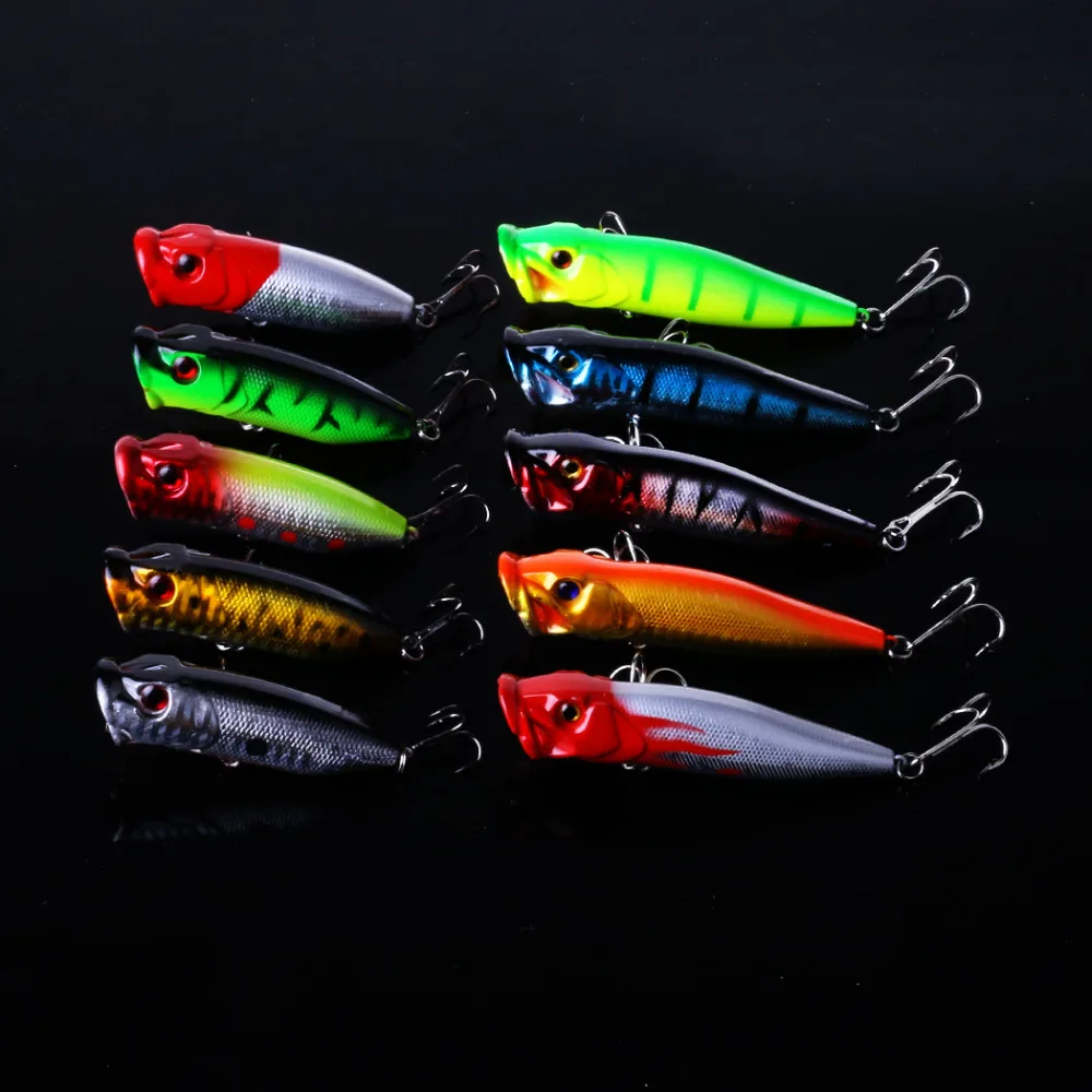 Thundershower 10 шт./компл. Реалистичная рыболовная приманка с 3D глазами крючки Pesca