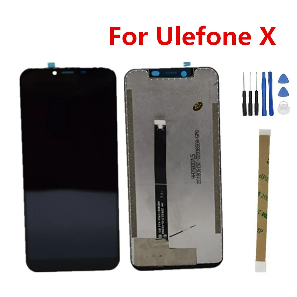 

Tools+New For Ulefone X 5.85inch 720*1512 LCD Display+Touch Screen Digitzer Assembly Repair Replacement Glass For Ulefone X