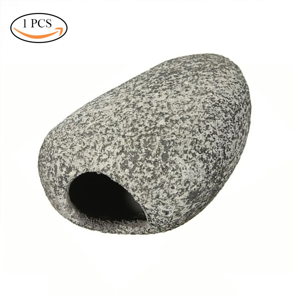 

Cichlid Stone Aquarium Fish Tank Pond Ornament Decoration Fish Shrimp Breeding Rock Cave Ceramic Stones Akvaryum