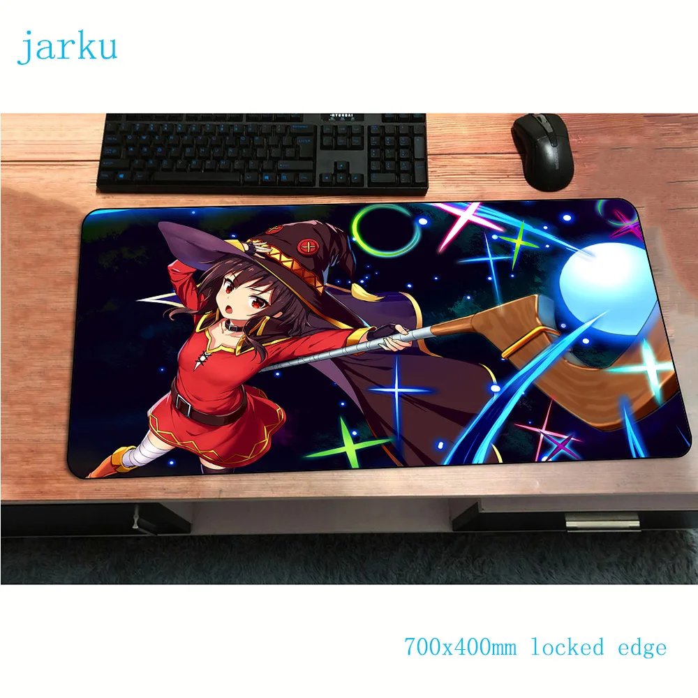 Megumin коврик для мыши 700x400x3 мм Инди поп компьютерный геймер геймпад пк эстетика
