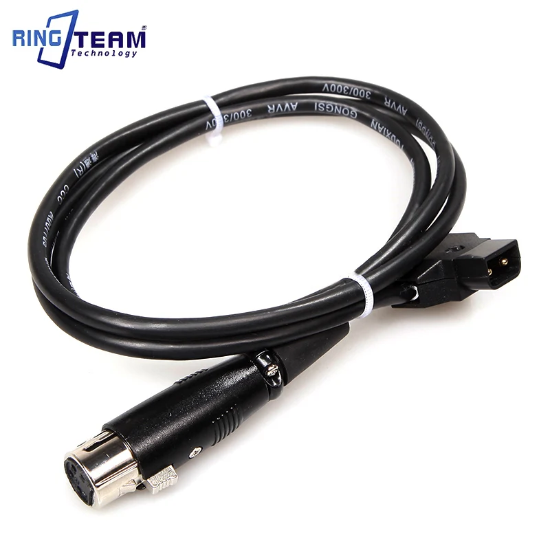 1 м новый разъем для подключения к разъему XLR 4 Pin разъем D-Tap Male-Female 4P-XLR для питания адаптер питания аккумулятора