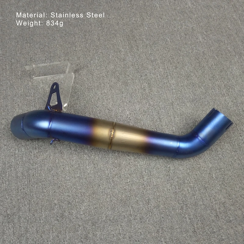 Motorcycle 61mm Exhaust Muffler Middle Link Pipe Connection for HONDA CBR1000RR 2008-2016 Slip-On Stainless Steel Titanium Alloy (7)