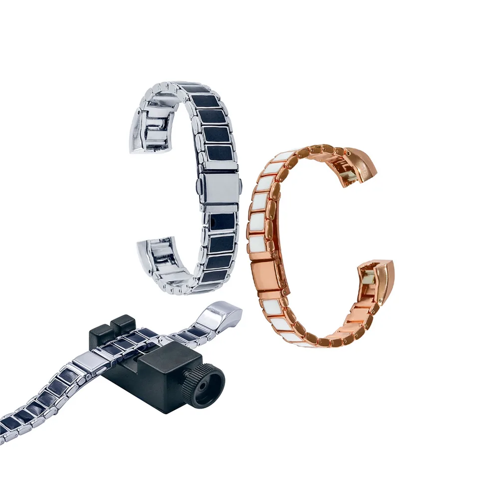 Replacement Fitness Tracker bands Metal Stainless Steel Quick release