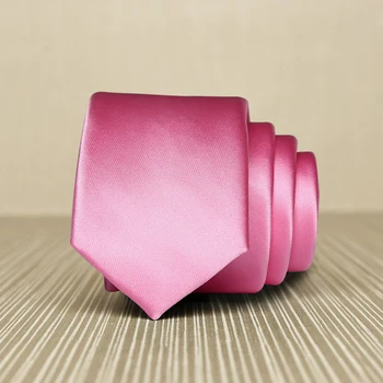 

2017 New Arrival Fashion Ties for Men Pink Neck Ties 5CM Slim Necktie Gravata for Men Waterproof Solid Color Ties with Gift Box
