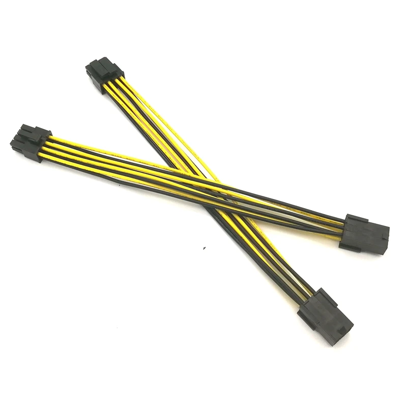 Angitu PCI-E 6-контактный разъем для ЦП 8-контактный 4 + 4-контактный кабель адаптера