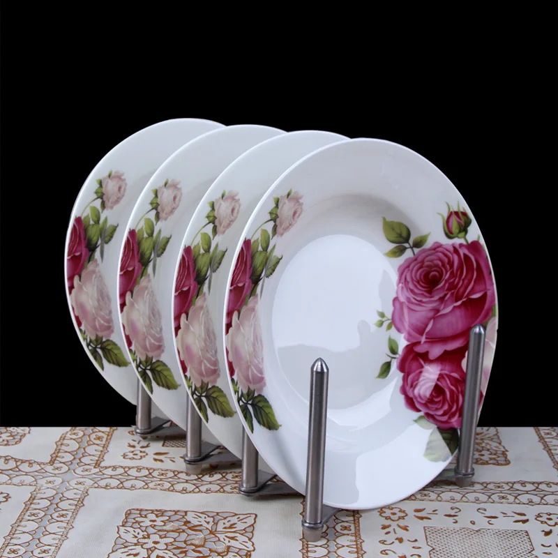 

Plate bone china ceramic plate western dish 8 inch dumpling dish fashion plate scodella deep dish