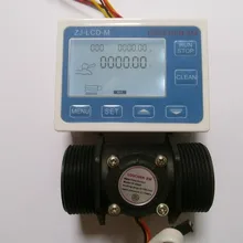 1." расход воды Сенсор метр+ цифровой ЖК-дисплей Дисплей управления 5-150l/мин