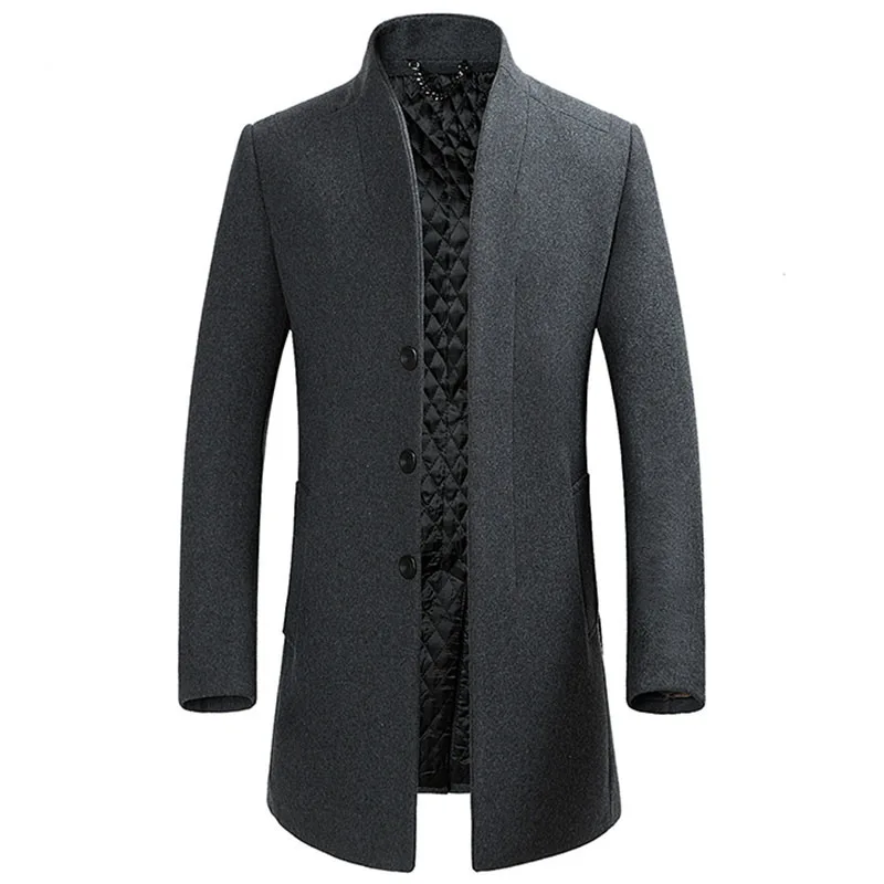 BOLUBAO, мужское качественное шерстяное пальто, Осень-зима, мужское теплое пальто, куртки, мужское длинное модное шерстяное пальто