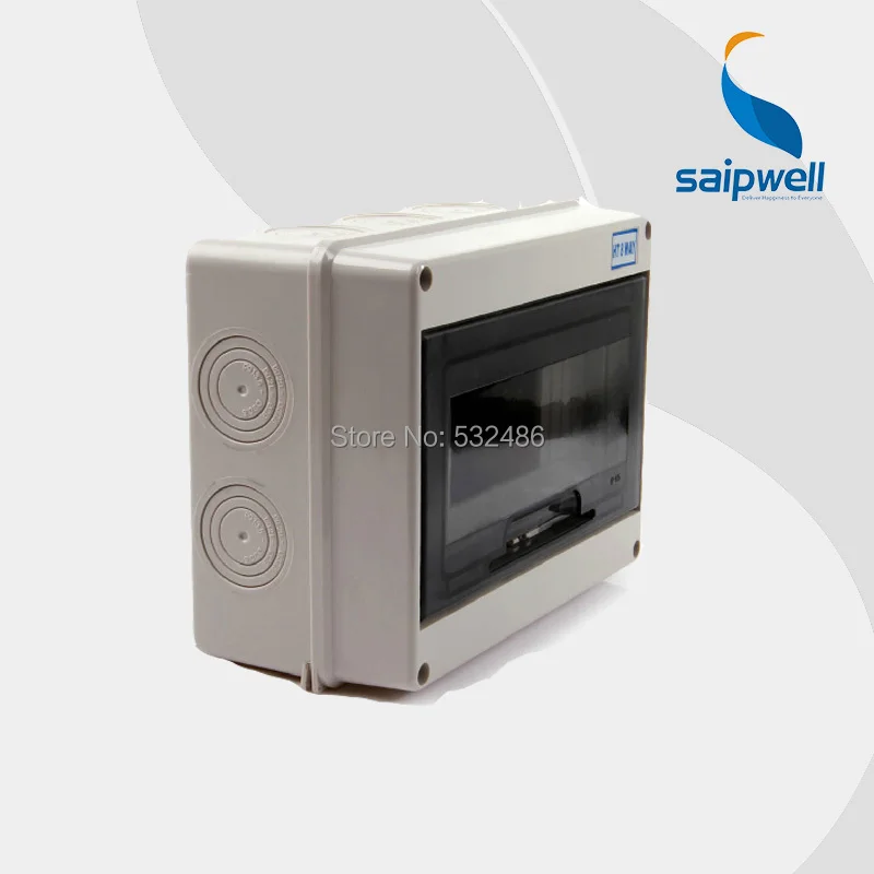 Saipwell IP65 электрическая распределительная коробка Водонепроницаемая Крышка электрическая коробка пластиковая 195*145*90 мм HT-8ways Caixa Eletrica