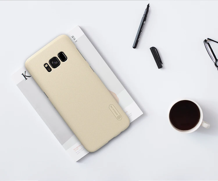 For Samsung Galaxy S8/S8 Plus Case NILLKIN Frosted PC Plastic Back Cover With Gift Screen Protector For Galaxy S8 S8 Plus 27