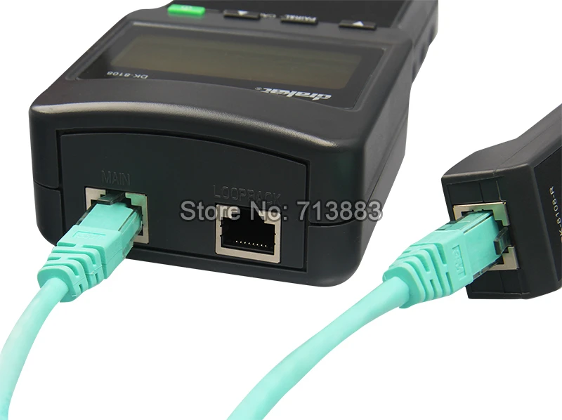 DK 8108 тестер длины сетевого кабеля с дистанционным управлением RJ45|cable length tester|cable