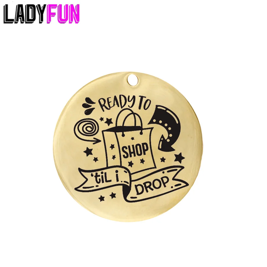 Ladyfun настраиваемые Подвески для изготовления ювелирных изделий 25 мм|Шармы| |