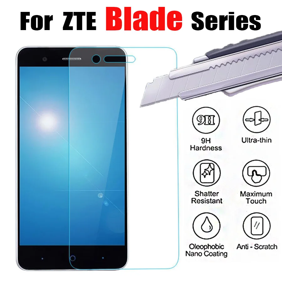 Защитное стекло для ZTE blade a610 защитная пленка экрана v7 a520 a601 lite tremp a 510 520 610