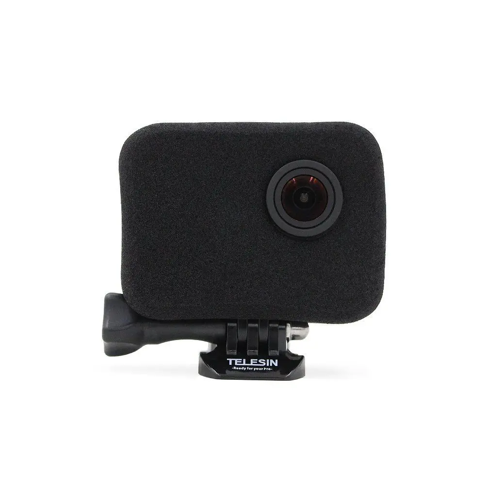 Windslayer Schiuma Parabrezza Nero Set Di 2 In Schiuma Poliuretanica Per Gopro Hero 3/3 +/4 (Confezione Da Due)