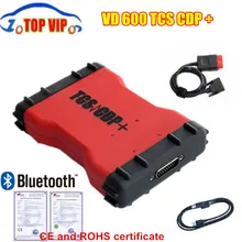 2016,00 новейший VD600 VD TCS CDP PRO Plus Bluetooth + цветная коробка + черная сумка + многоязычный для автомобилей и грузовиков авто сканер