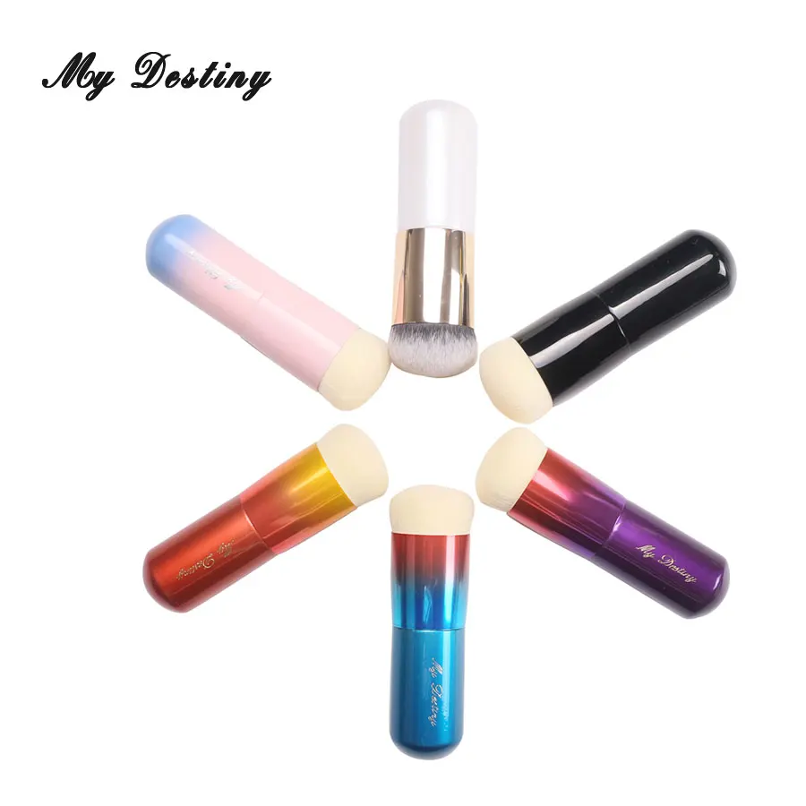 MY DESTINY Colorful Rainbow Kabuki Foundation Brush Make Up Makeup