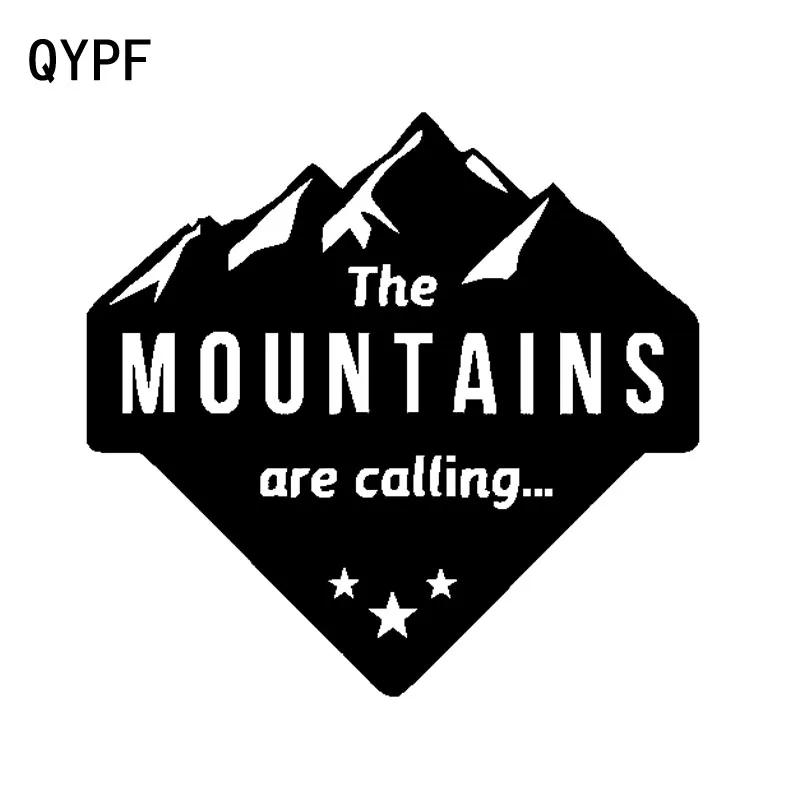 QYPF 15 7 см * 14 9 прекрасные виниловые автомобильные наклейки с изображением гор на