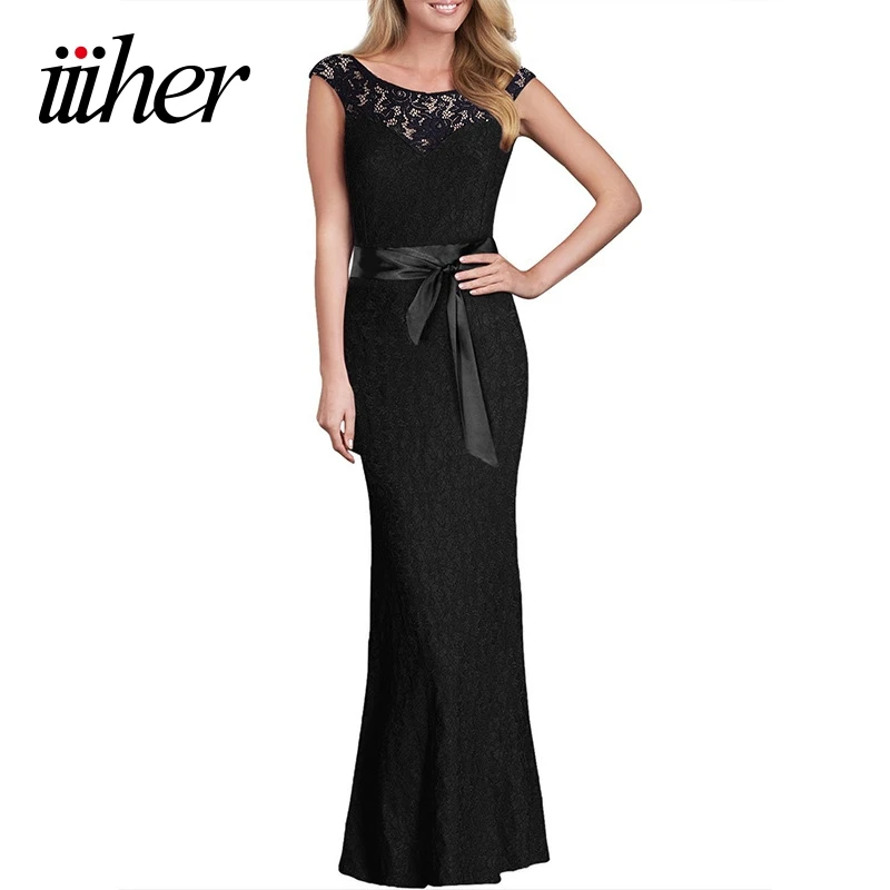 Buy iiiher Dresses Women Summer Dress Lace Floor