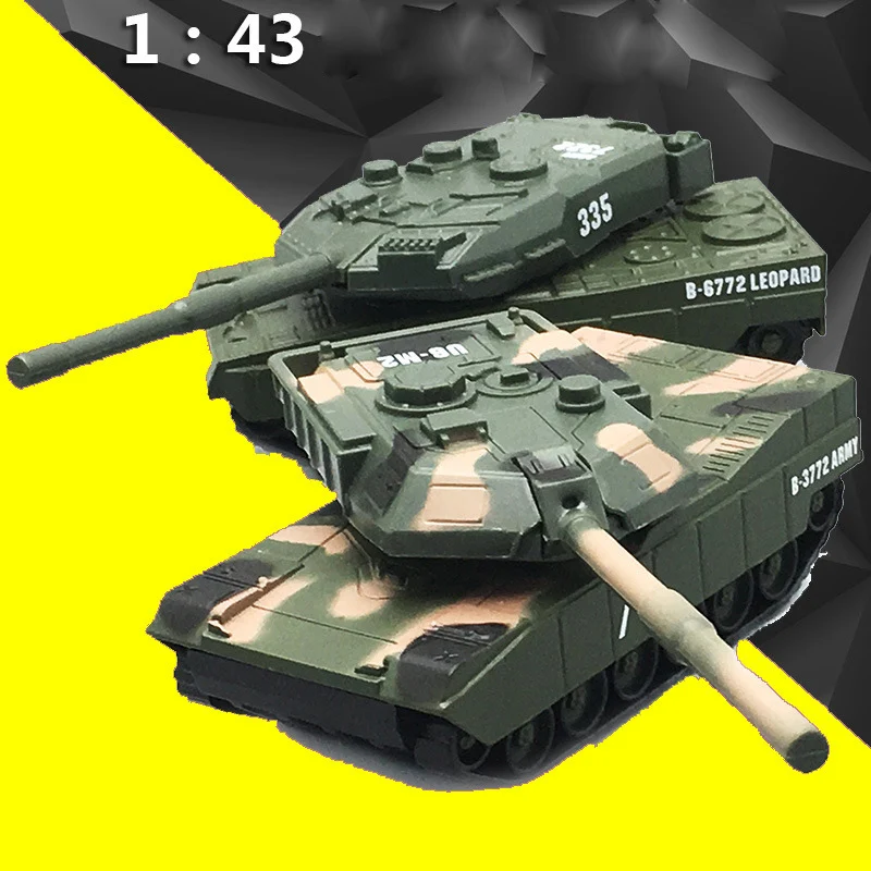1:43 внедорожник военный Танк Модель автомобиля игрушки сплав немецкий леопард 2