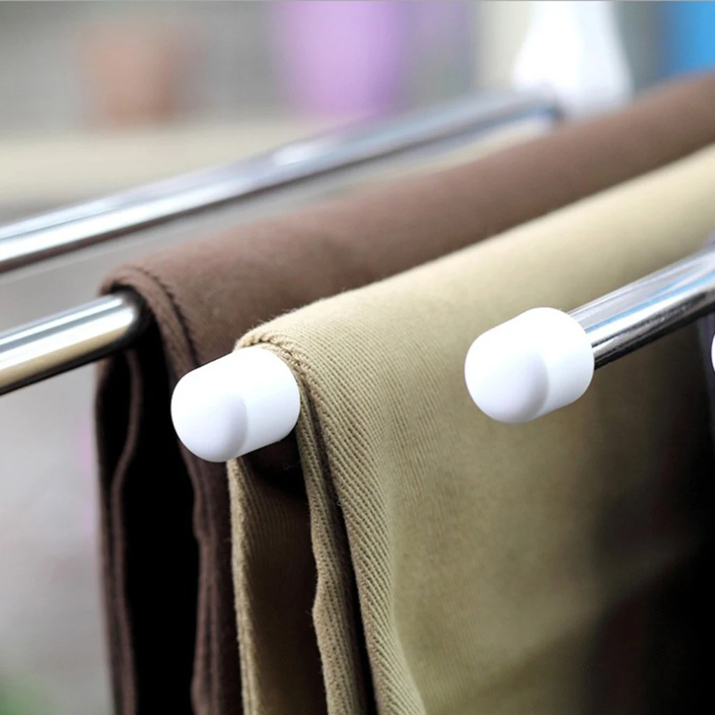 Trousers Hanger 5 in 1 Stainless Steel Metal Clothes Pants Slacks Trousers Jeans Organizer Hanger Rack