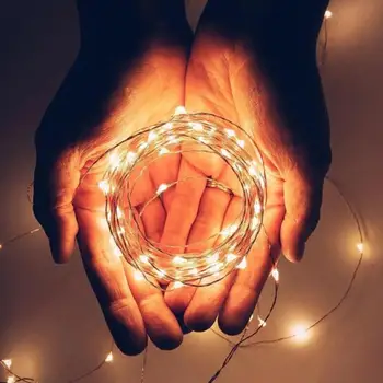 

2 M 20Pcs LEDs Steady on Copper Wire LED Light for holiday party decoration or home decoration
