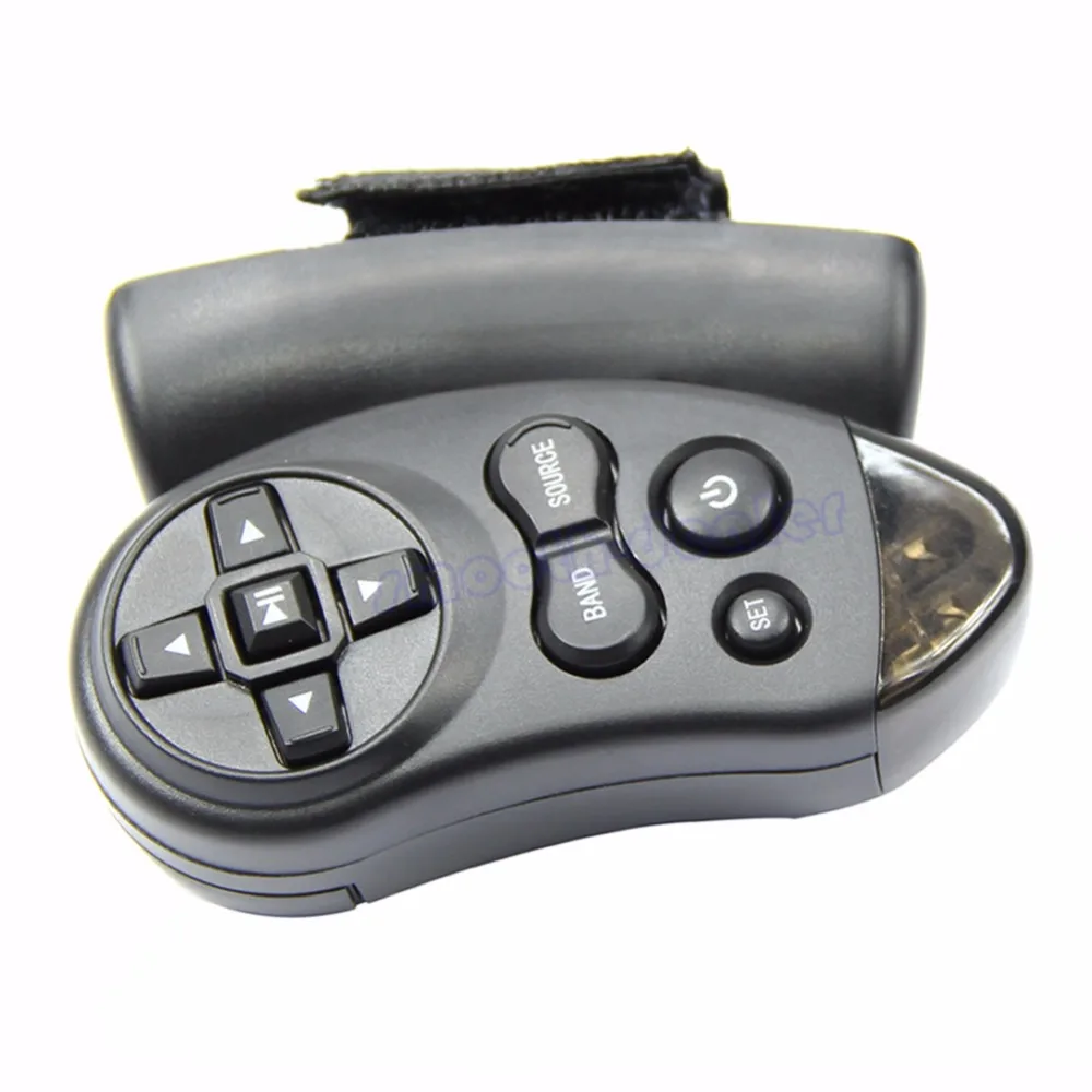 

1Pc Black Car Universal Steering Wheel Remote Control Learning For Car CD DVD VCD