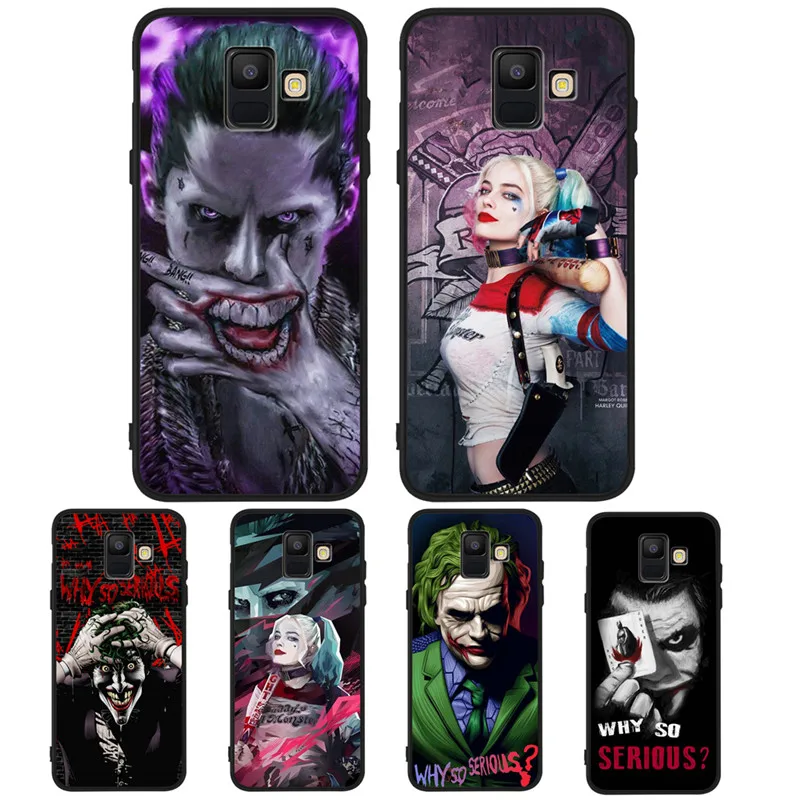 

Harley Quinn Joker Luxury For Samsung Galaxy A9 A8 A7 A6 A5 A3 J3 J4 J5 J6 J8 Plus 2017 2018 phone Case Cover Coque Etui funda