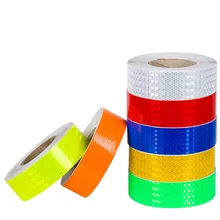 5cmx3m Reflective Material Tape Sticker Safety Warning Tape Reflective Film Car Stickers