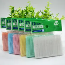 200 шт./кор. зубная нить межзубный ершик палочка для чистки зубов зубные зубы инструмент для ухода за полостью рта