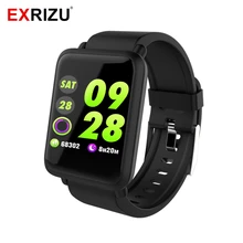 EXRIZU M28 смарт-браслет Цвет Экран монитор сердечного ритма крови Давление уровень кислорода в крови SPO2 спортивные Плавание режим смарт-часы IP67