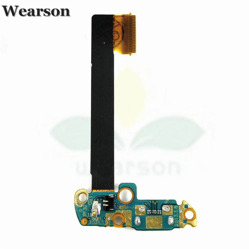 For HTC ONE M7 802 USB Port Charging Board With Microphone Original M7 USB Board Free Shipping With Tracking Number (3)