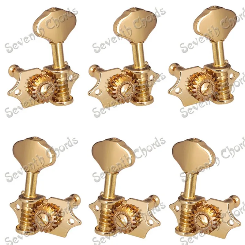 

A Set Vintage Open Gear Guitar Tuning Pegs Tuners Machine Head for Acoustic Electric Guitar accessories parts Musical instrument