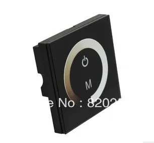

12V-24V 8A 1 channel Touch Panel LED DIMMER CONTROLLER+ free shipping