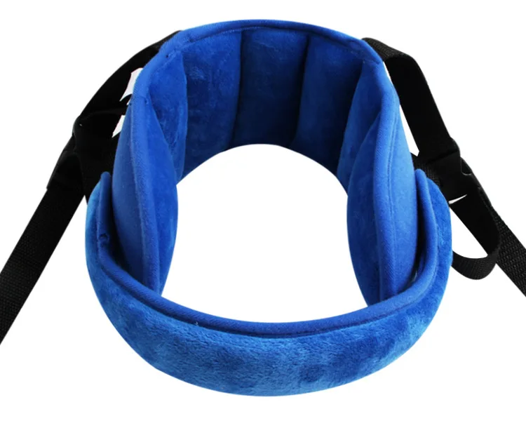 Детская подушка для сна, автомобильное сиденье, ремни, поддержка головы, защита шеи, регулируемый подголовник, позиционер сна, аксессуары для коляски - Цвет: Blue