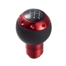 Металлические ручки переключения передач для автомобиля, 5 скоростей, рукоятка рычага переключения передач