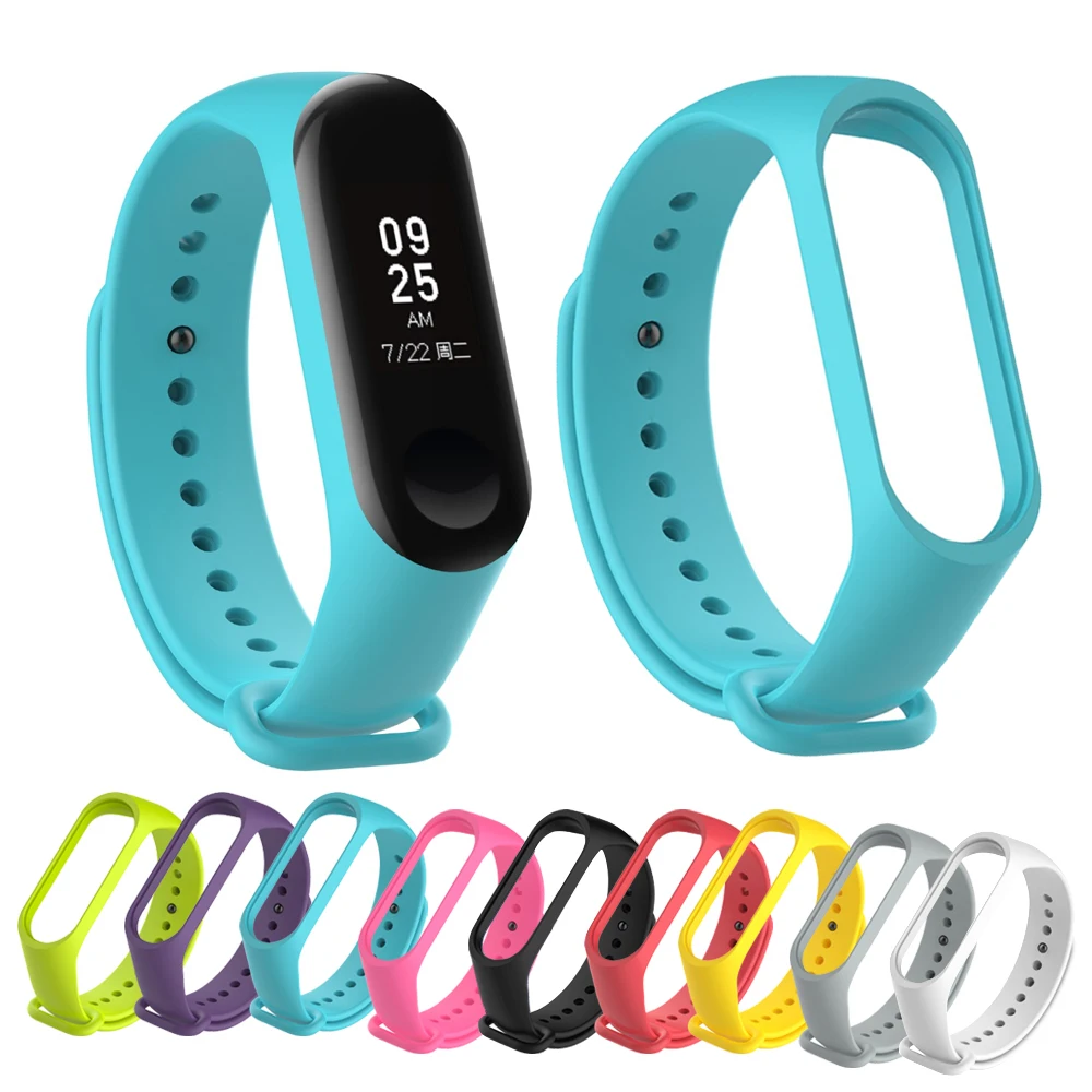 

Silicone Miband 3 Mi Band 4 Bracelet Wristband for Original Xiaomi Mi Band 3 and 4 Wrist Strap Band Replace Belt Band3 Band4