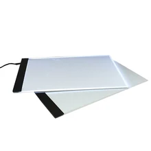 1 шт. 1.5 м USB кабель тонкий A4 LED тату копию доски затемнения прозрачной платформе затемнения свет пластина для татуировки аксессуар рисовать