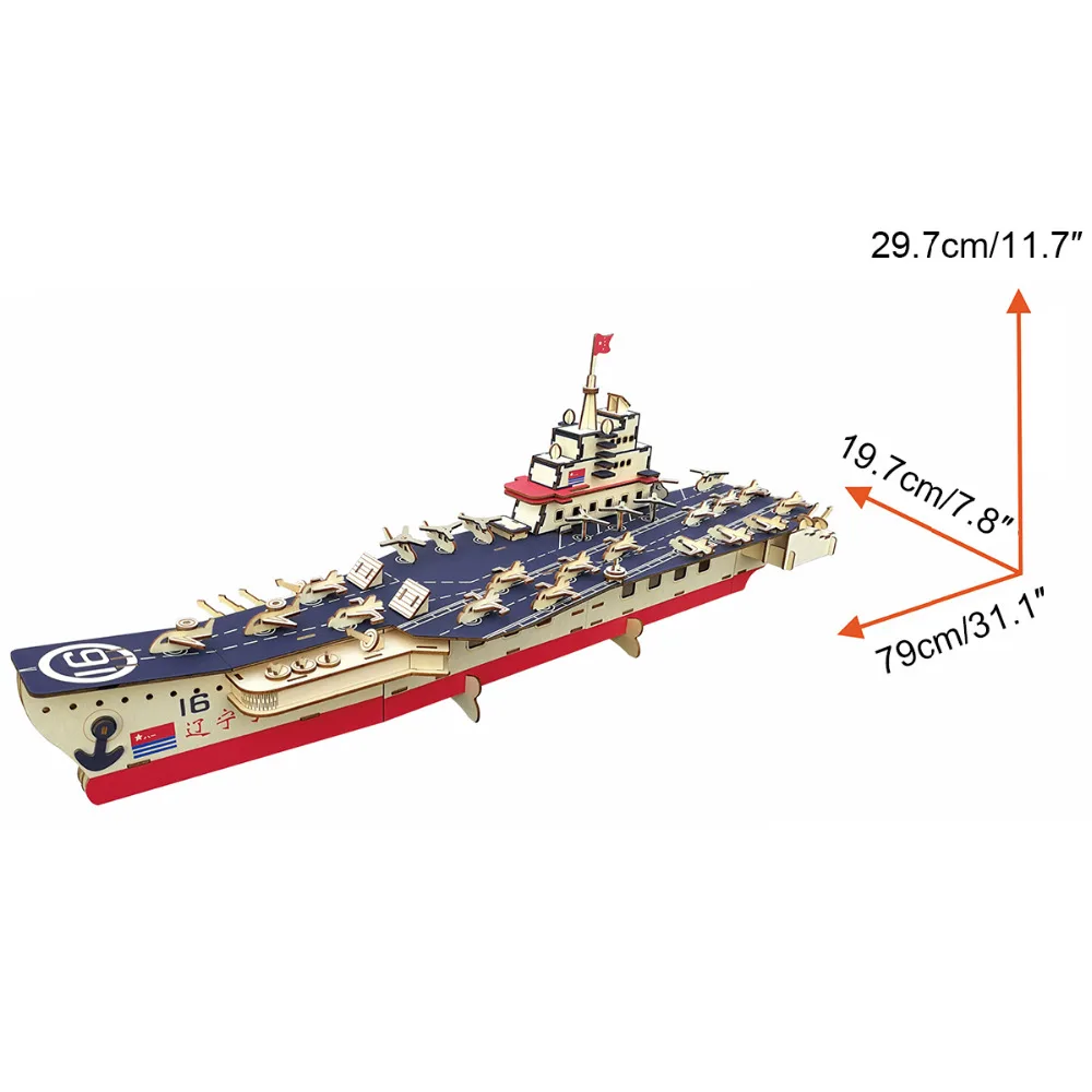 Поделки из дерева сборки игрушки деревянные модель 3D Пазлы Развивающие игрушки для детей военный корабль модель для детей и взрослых