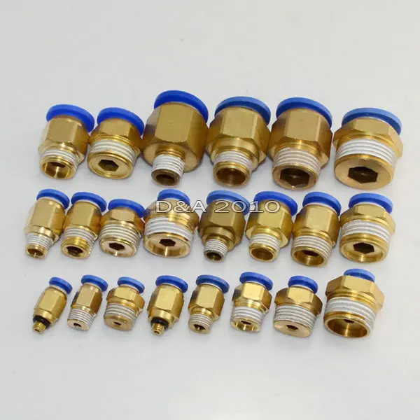 

ONE Push to Connect Straight Male Threaded 3/8" OD 16 mm Pneumatic Fitting Tools