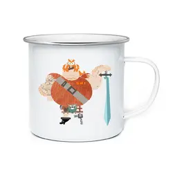 350 творческий мл креативкреативная кофейная кружка с рисунком игры эмалированные кружки чайчайные чашки с молоком DIY ручной работы на