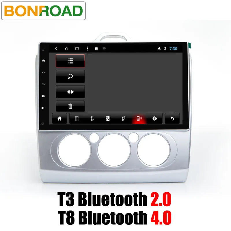 Excellent Bonroa 10.1" 2Din Android 8.1 Car Radio multimedia player for Focus 2005-2011 Audio Player Car GPS Navigation Stereo Player 3