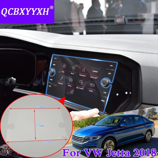 Qcbxyyxh For Vw Jetta 2018 2019 Car Styling Gps Navigation Screen Qcbxyyxh For Vw Jetta 2018 2019 Car Styling Gps Navigation Screen Gl Protective Film Dashboard Display