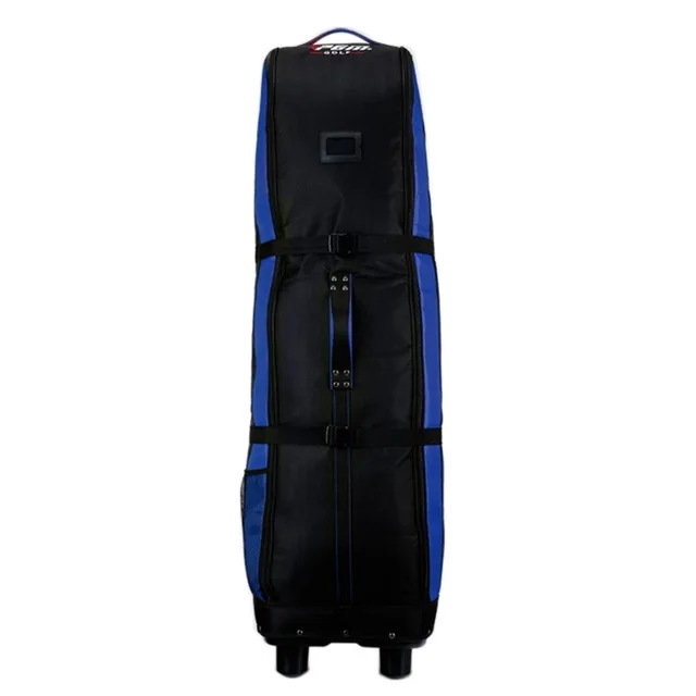 PGM сумка для гольфа авиационная двойная утолщенная большая Вместительная дорожная сумка для гольфа с шкивом прочная утолщенная посылка D0065 - Цвет: Синий