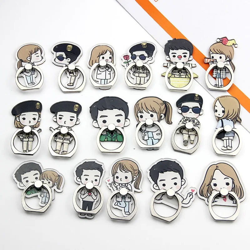 

Romatlink Couple Q Version Of The Character Uniquehigh Quality Good Taste Phone Stand Holder