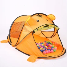 Прекрасный портативный мультфильм животных детские игрушки палатка дети Крытый открытый игровой дом складной Детская игрушечная палатка подарки для детей