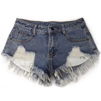 

Short Femme 2019 Lady Denim Women Fitness Jeans Shorts High Waist Summer Women Hole Booty Hot Shorts For Girls